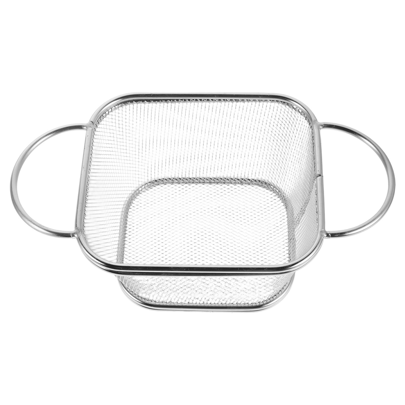Fast Food With Snacks - Premium Stainless Steel Mini Square Fry