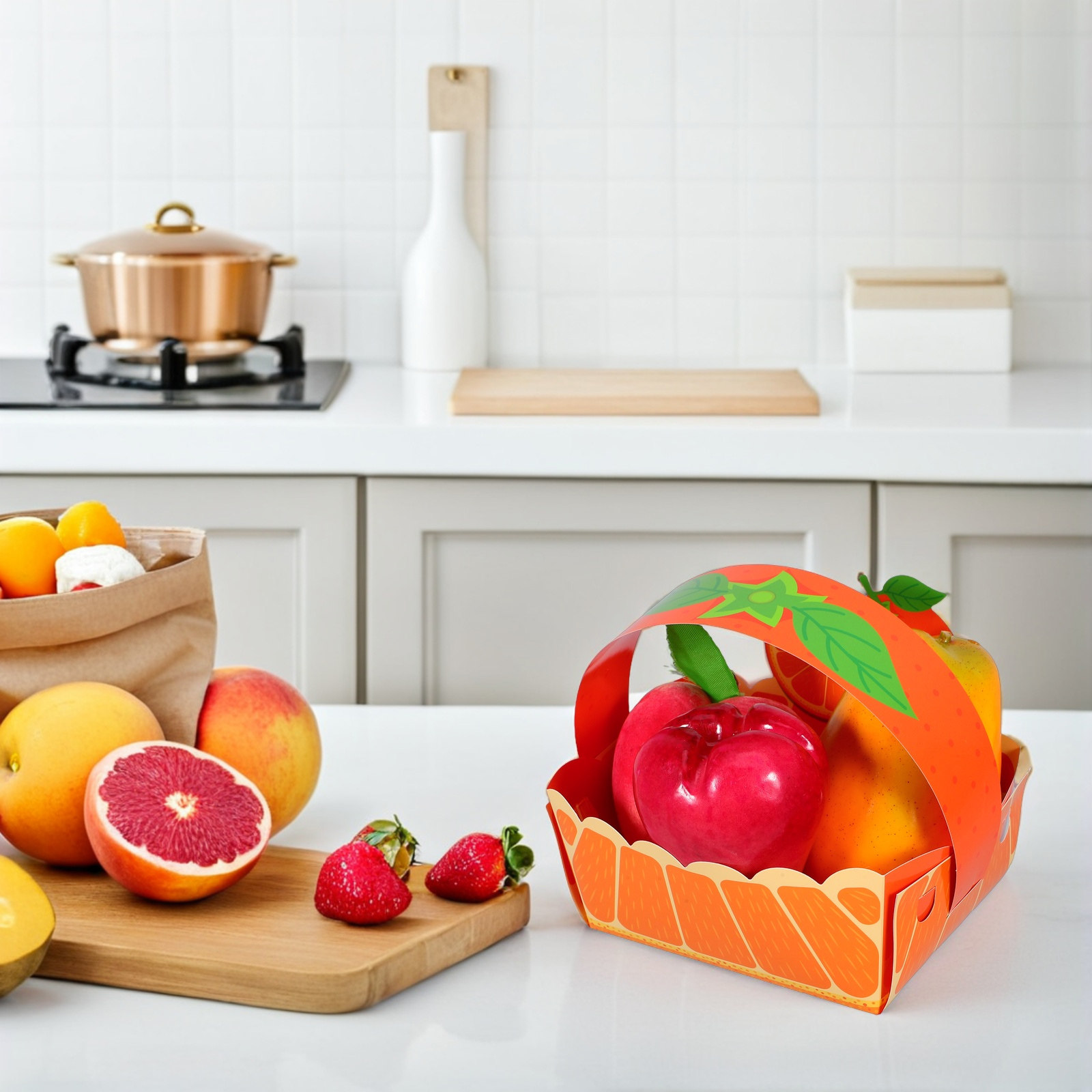 Food Snacks Easy - 20Pcs Fruit Paper Candy Boxes Party