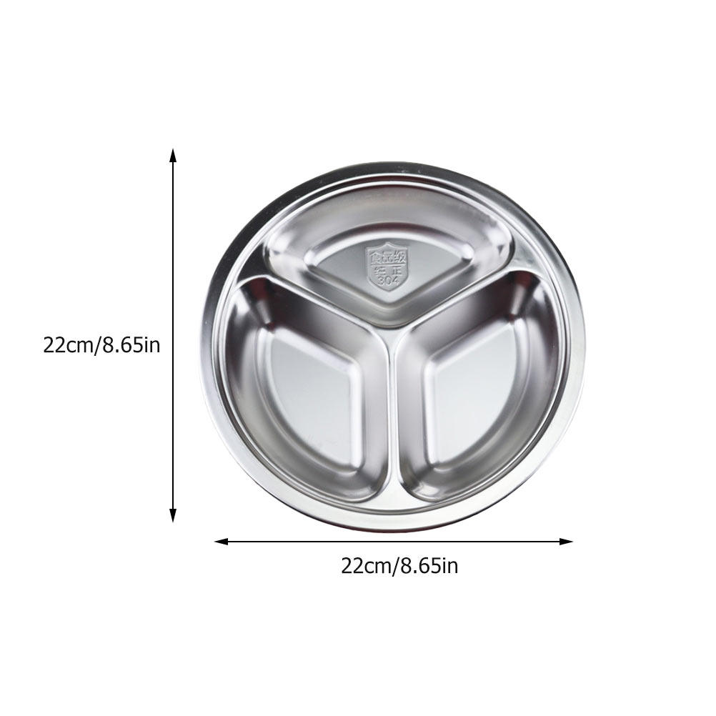 2Pcs Stainless Steel Divided P - огляд і ціна Fast Food With Snacks