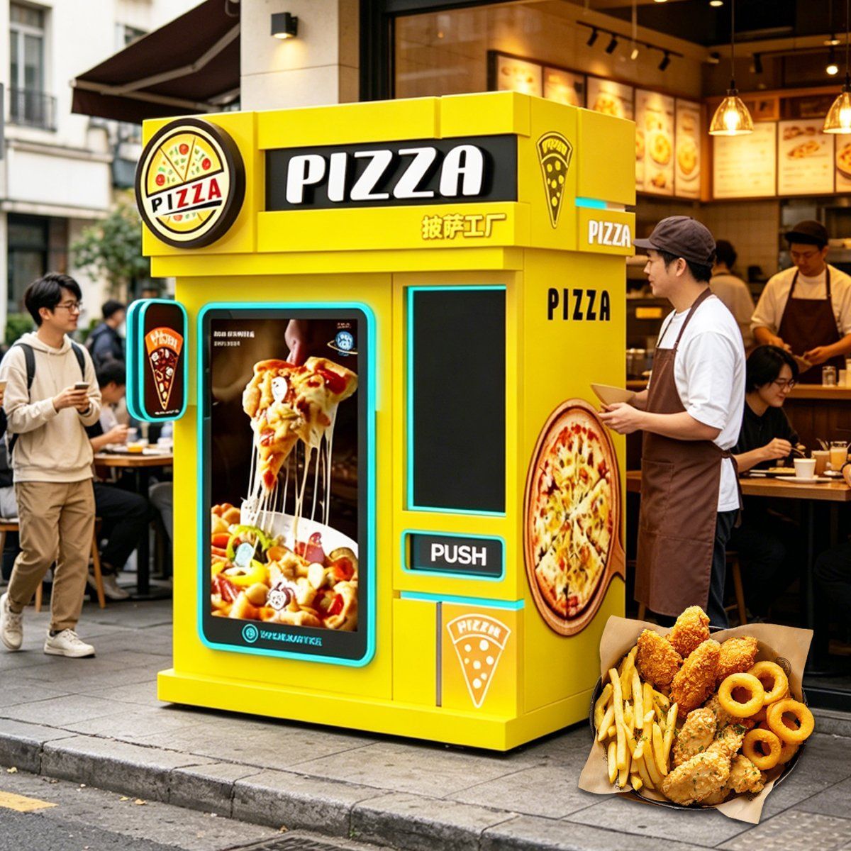 24 Hours Custom Fast Food Snac - огляд і ціна Food Snacks Making Machine