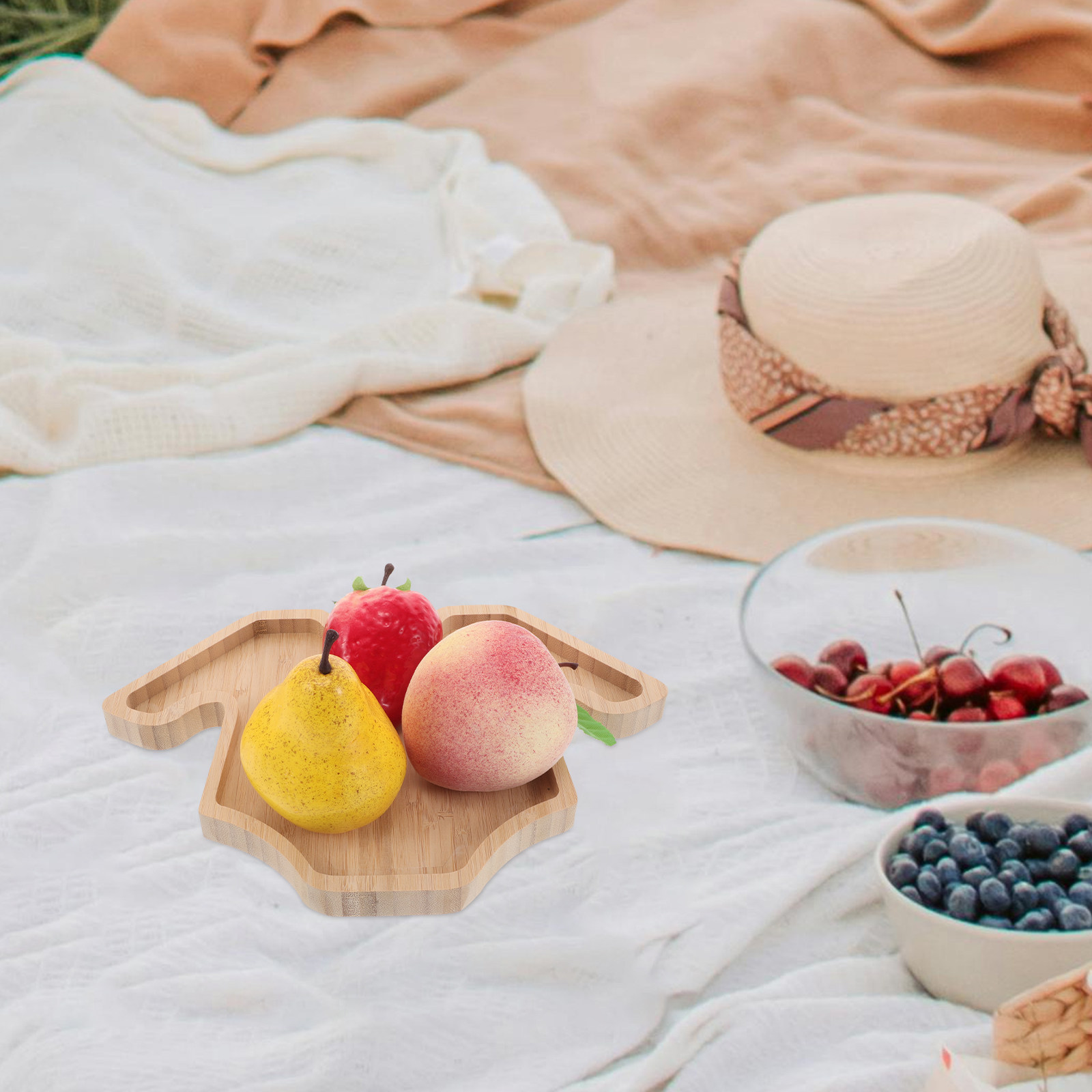 Novelty Wooden Romper Food Tra - огляд і ціна Food Snacks For Baby Shower