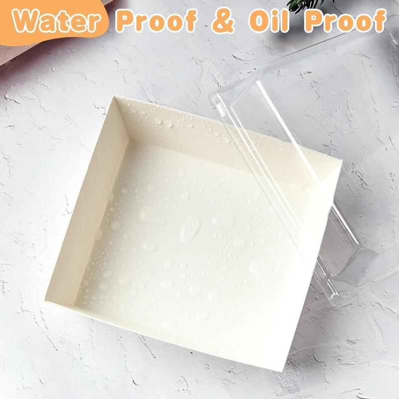 50 Pack Small Clear Lidded Cha - огляд і ціна Food Snacks For Baby Shower