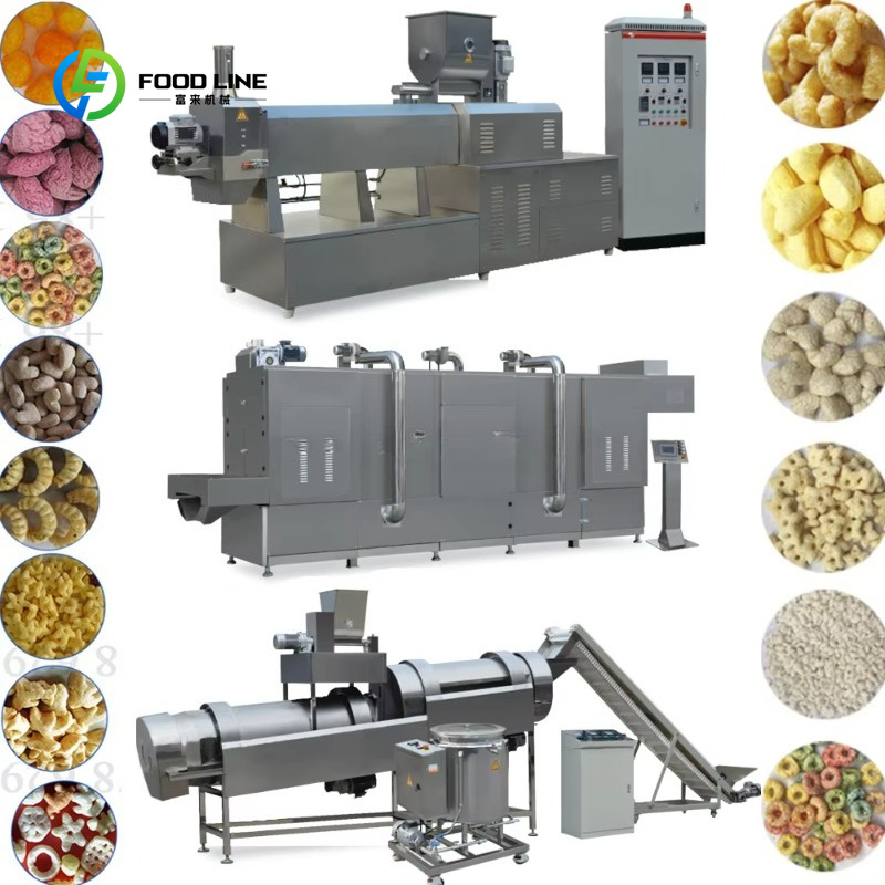 Customized Double Screw Extrud - огляд і ціна Food Snacks Making Machine