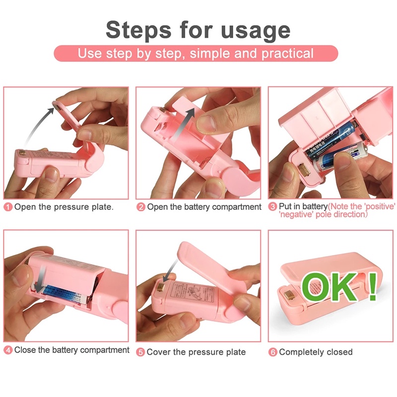 Mini Handheld Heat Sealer, Fas - огляд і ціна Fast Food With Snacks