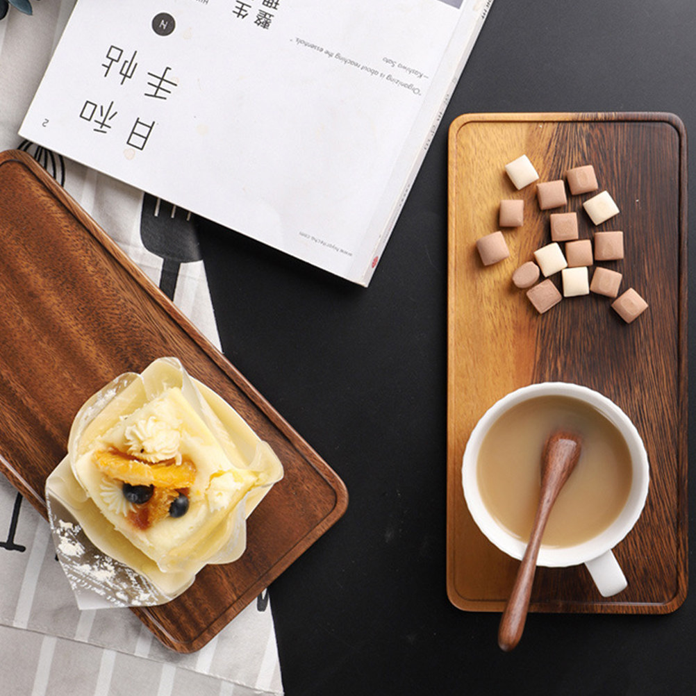 Walnut Wood Fruit Tray Natural - огляд і ціна Food Snacks Easy